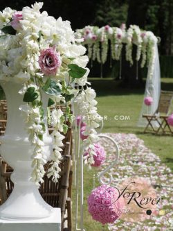 Grand decor floral pour mariage