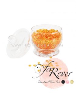 Perles de pluie - orange - FoRever - Décoration de Mariage