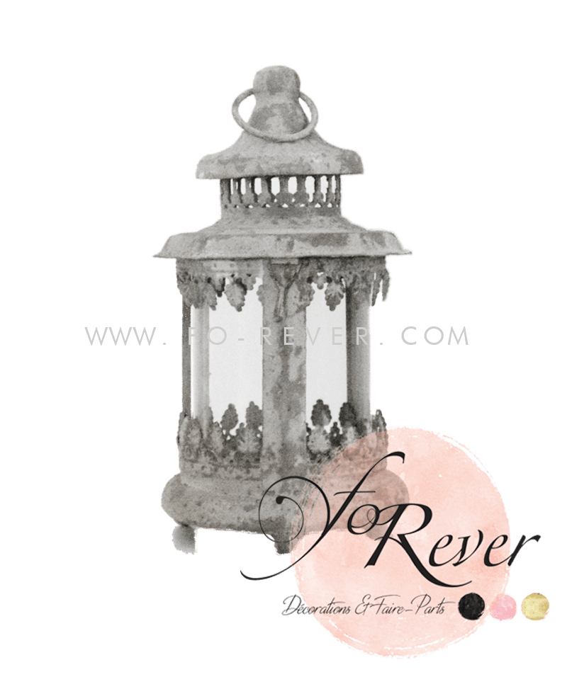 Petite Lanterne Vintage H21cm Forever Deco De Mariage