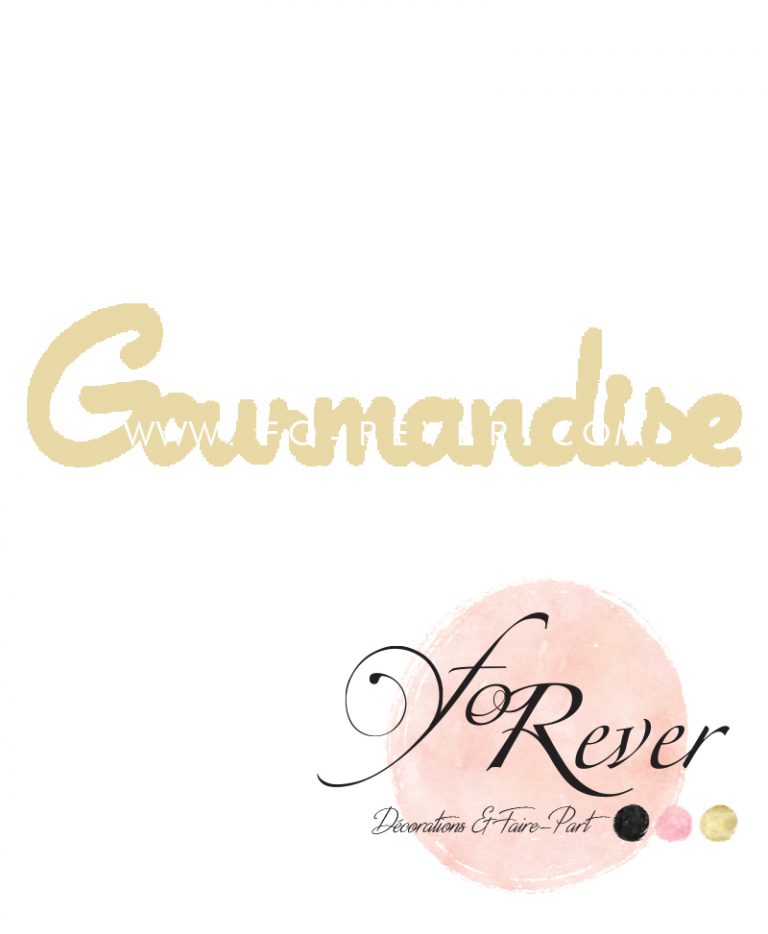 Lettre Gourmandise