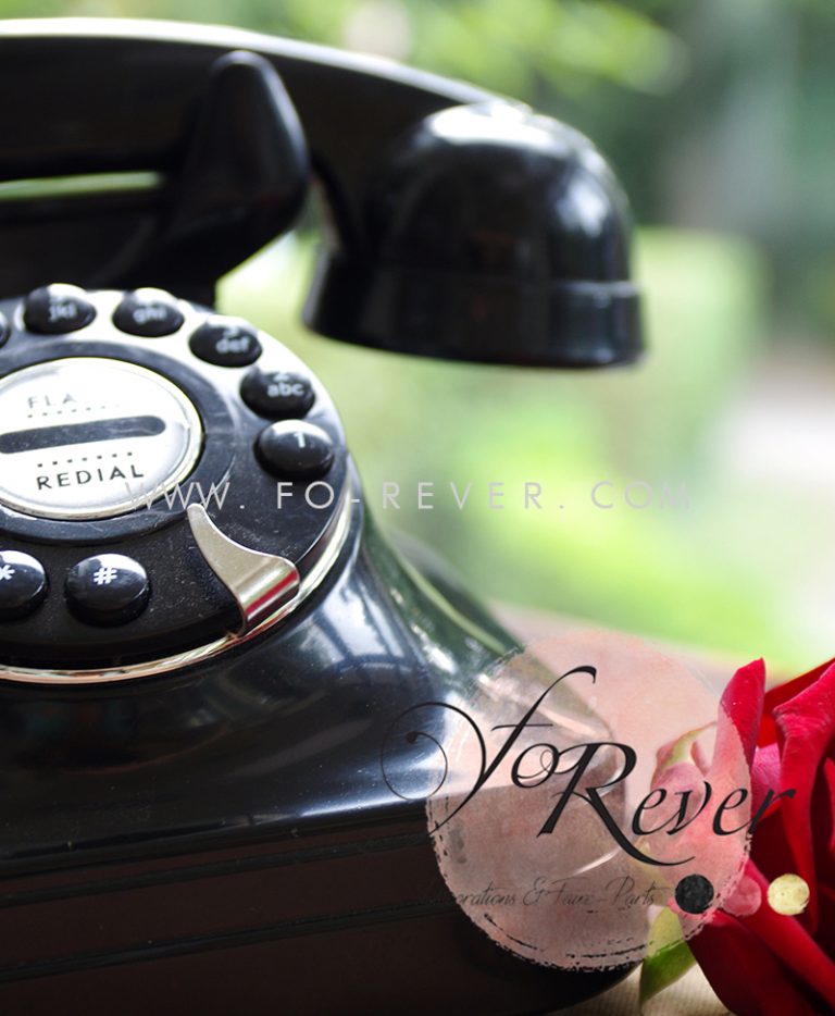 Téléphone Vintage Noir