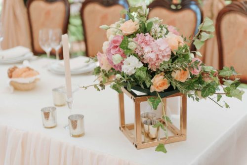 Exemple de comment décorer une table de mariage
