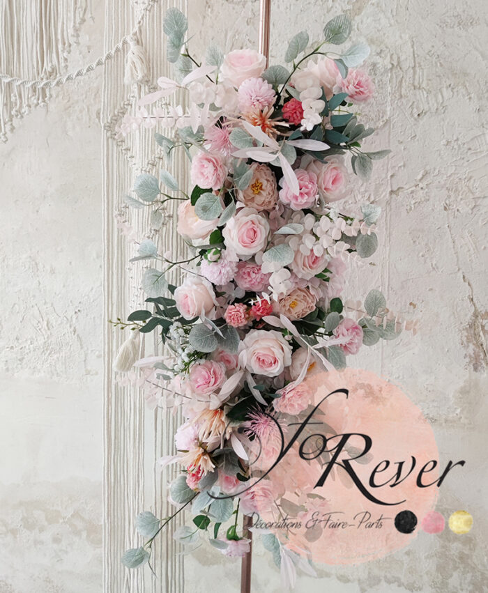 Décor floral Rose Boho