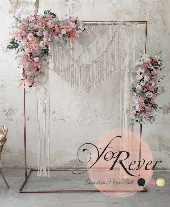 Décor floral Rose Boho