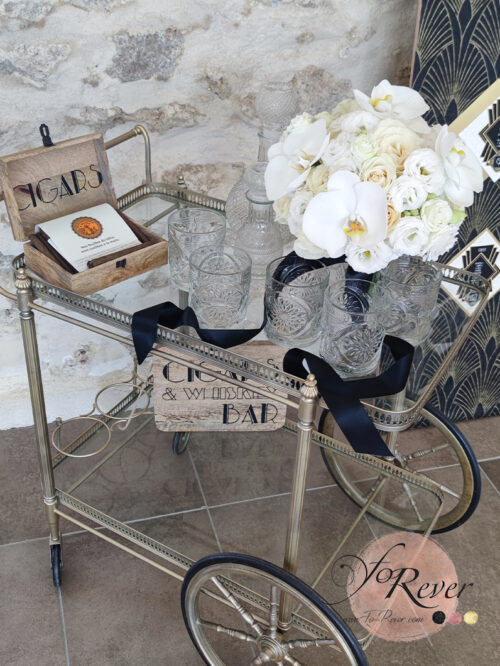desserte en verre gatsby location