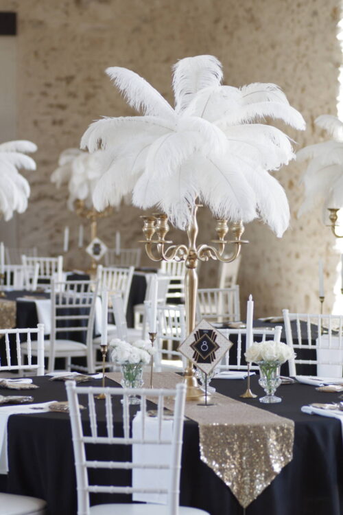 chemin de table sequin location-de-materiel-paris-biarritz