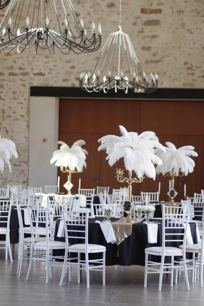 Chemin de table Sequin Or