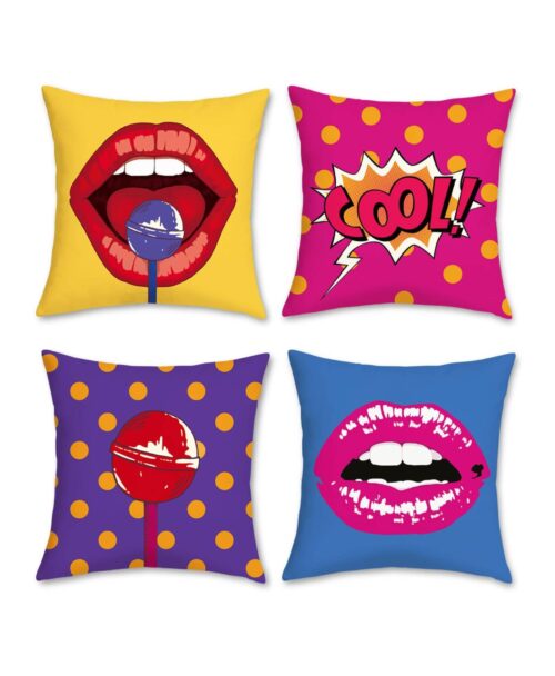 location de 4 coussins pop art paris ile de france biarritz