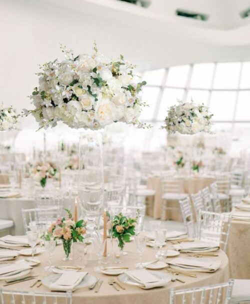 Centre de Table Fleuri Luxe