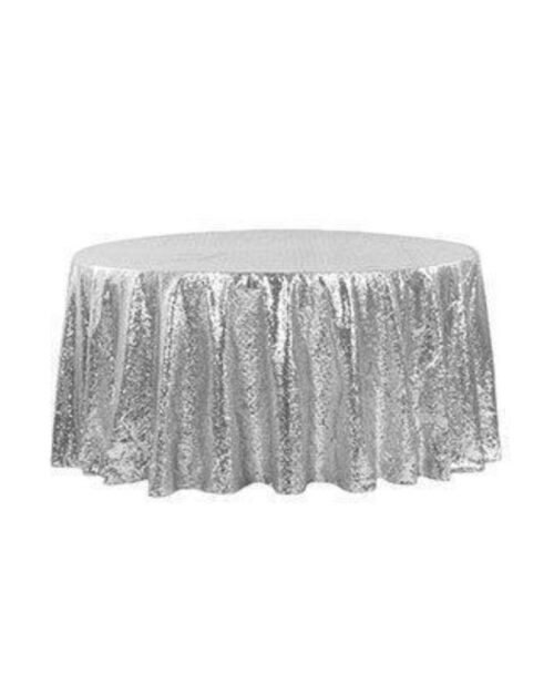 Nappe Sequin Argent