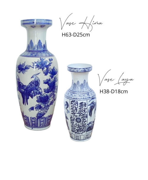 Vases HIMA et LAYA