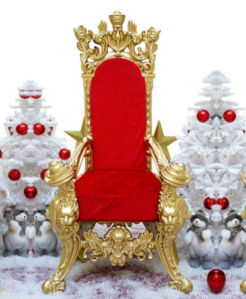 Trône de Noël Lion
