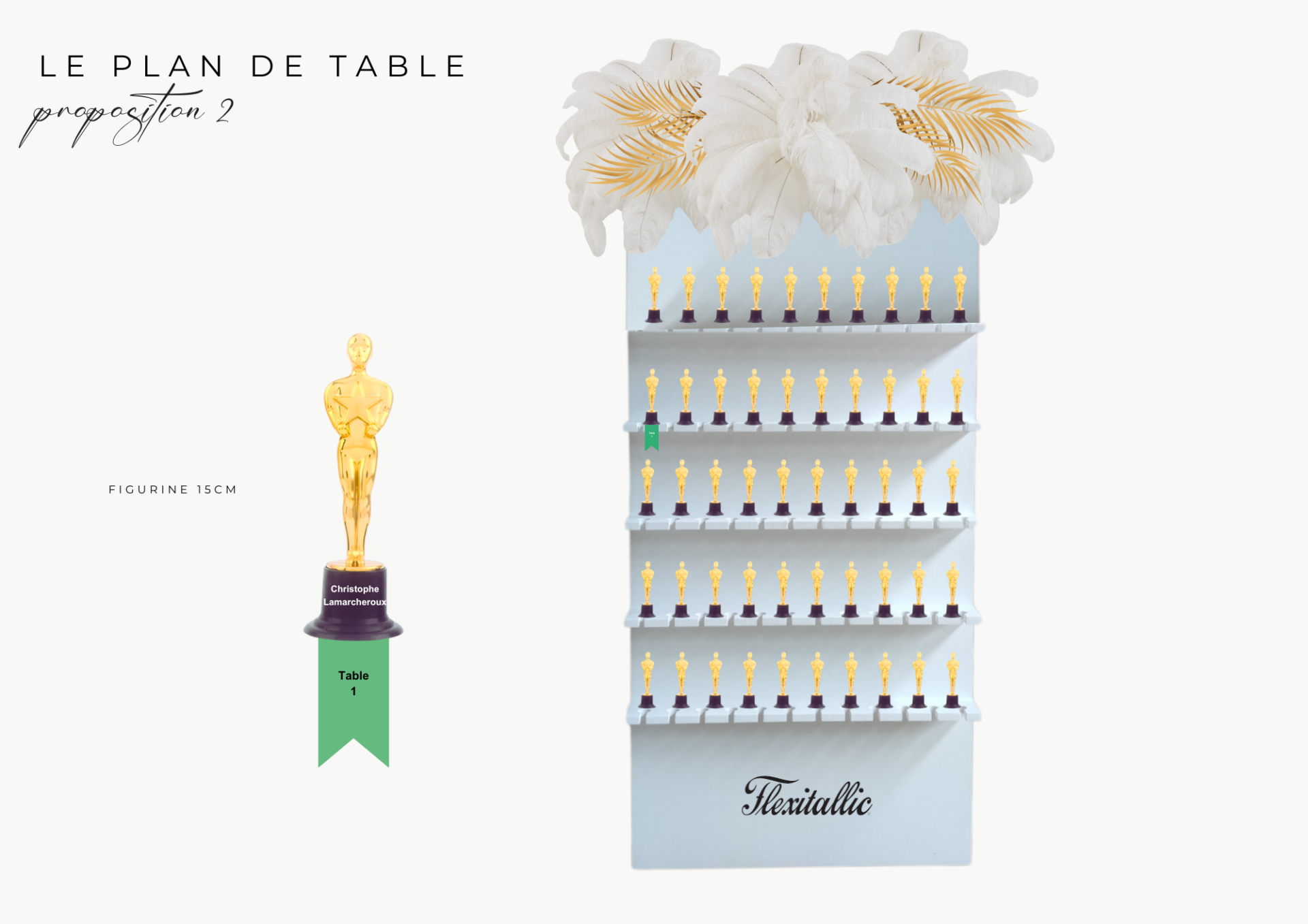 mur à champagne soiree des oscars event pro